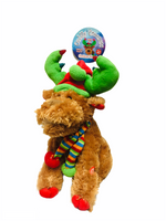 Brand new Cuddly Crooners Light up Singing & Dancing Christmas Moose! Retail $49.99
