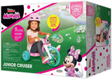 Brand new Fully assembled No Box! Minnie Mouse 10" Fly Wheel Ride-on Tricycle, Pink/White/Teal, Age 2-6! 2 push buttons enable exhilarating sounds and tunes