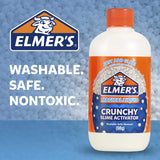 New Elmer’s Crunchy Slime Activator | Magical Liquid Glue Slime Activator, 8.75 FL. oz. Bottle - Great for Making Crunchy Slime