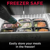 New in box! Cubeware 50-Pack Snap-Seal, Microwavable, Dishwasher and Freezer Safe, Reusable Food Storage Bento Box, Meal Prep Containers (28 oz, BPA Free)
