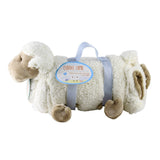 Cuddle Lamb! Reversible Plush Lamb Blanket & Pillow, 2 Piece Set, Age 0+ Retail $39.99
