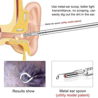 New DAILYINT 3.9mm 2MP HD WiFi Ear Endoscope Visual Ear Nose Throat Inspection Camera USB Ear Wax Removal Otoscope IP67 Waterproof with LED Light Silicone Ear Pick