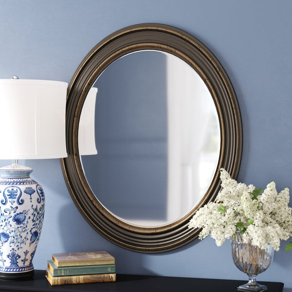New Wayfair Darby Home Co Traditional Oval Wall Mirror, Large 34X28! Retails $216+ on Sale!