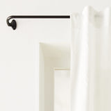 New Amazon Basics Room Darkening Curtain Rod - 28" to 48", Bronze