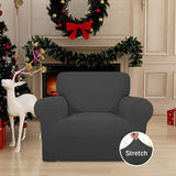 Brand new Easy-Going Stretch Chair Sofa Slipcover 1-Piece, Elastic Bottom, Dark Grey! Retails $83+