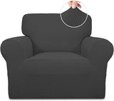 Brand new Easy-Going Stretch Chair Sofa Slipcover 1-Piece, Elastic Bottom, Dark Grey! Retails $83+