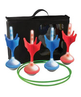 New Deluxe Light Up Lawn Darts Set – Boredom Busters! Play day and night; switch on the darts’ lights and play during dark nights