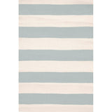 Great Quality Dash & Albert Teal/White Stripe Indoor/Outdoor Area Rug, 2ft x 3ft! Retails $94 W/Tax!