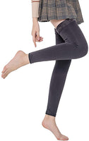 New Laeyzuo Women's Winter Warm Soft Fleece Lined Leg Warmers , Sockings in Deep Grey, Sz S/M!
