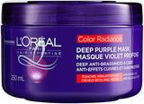 New L'Oreal Paris Color Radiance Deep Purple Mask, 250 Milliliters! Deep anti-brassiness & care, even on dark bases