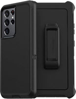 Defender SCREENLESS Edition Case Compatible with Samsung Galaxy S21 Ultra 5G (ONLY), Defender Phone Case for Samsung Galaxy S21 Ultra 5G Anti-Drop, Shock Absorption, Defender Case 6.8 Inch- Black, Retails $50+