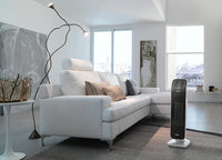 New in box! De'Longhi HFX65V15CA Tower Ceramic Heater w/remote u0026 timer –  The Warehouse Liquidation