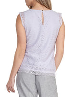 Brand new Dex Lace Sleeveless Top in Lilac, Sz L! Retails $60+