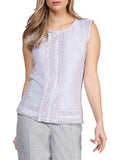 Brand new Dex Lace Sleeveless Top in Lilac, Sz L! Retails $60+