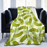 New Dill Pickles Ultra Soft Pilling Proof Velvet Lightweight Throw Blanket, 50X40 by Cyloten!