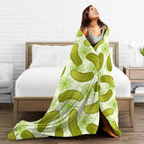 New Dill Pickles Ultra Soft Pilling Proof Velvet Lightweight Throw Blanket, 50X40 by Cyloten!