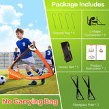 New Dimples Excel Soccer Goal Kids Soccer Net for Backyard 4'x3', 1 Pack