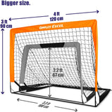 New Dimples Excel Soccer Goal Kids Soccer Net for Backyard 4'x3', 1 Pack
