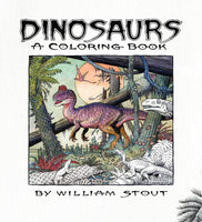 Awesome Dinosaur Colouring book by William Stout! Paperback!