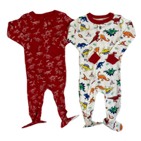 New in package! Member's Mark Baby Boy's 2-Pack Snug Fit Favourite Pajamas, Your choice Shark or Dinosaur Print! Sz 3T