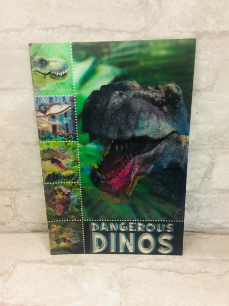 Brand new Holographic Cover Book, Paperback, 32 Pages! Dangerous Dinos Reading Level 2