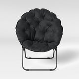 New super cool Foldable Dish Chair by Room Essentials for all ages! Black!