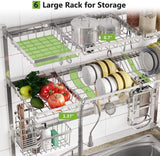 New in box! Easylife Over the Sink Dish Drying Rack 3 Tier Stainless Steel Large Kitchen Rack Dish Drainer