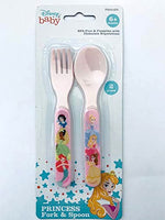 Disney Baby Princess Fork & Spoon - 6+ Months, BPA-Free!