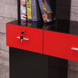 Dockrey Wall Mount Shelf Desk Storage Cabinet, great for salon, office etc! Retails $376+ on sale!