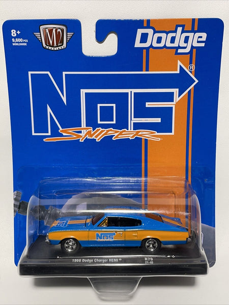 New M2 machines Auto Drivers 1966 Dodge Charger HEMI Nos Sniper Limited 1/9600