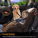 New Dog Car Seat Cover,100% Waterproof Scratchproof Hammock with Mesh Windows for Pets Back Seat Protection Against Dirt for Cars, SUVs and Trucks
