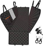 New Dog Car Seat Cover,100% Waterproof Scratchproof Hammock with Mesh Windows for Pets Back Seat Protection Against Dirt for Cars, SUVs and Trucks