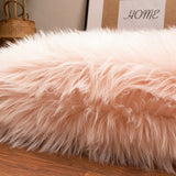 New Wayfair Dominick Handmade Ultra Soft Shag Faux Sheepskin Pink Area Rug, 5Ft X 7Ft! Retails $305+