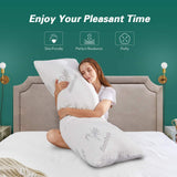 Brand new DOWNCOOL Long Body Pillow for Adults,100% Shredded Memory Foam Filling and Removable Washable Bamboo Cover, Hug Pillows for Sleeping, 20 * 54 inch! Retails $136 W/Tax!