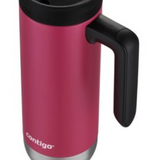 Superior 2.0 Stainless Steel Travel Mug with Handle with SNAPSEAL™Lid, 20oz, Dragonfruit
