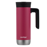 Superior 2.0 Stainless Steel Travel Mug with Handle with SNAPSEAL™Lid, 20oz, Dragonfruit