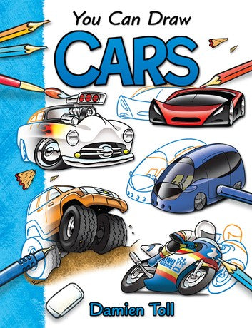 New You can Draw Cars Paperback, 32 Pages!
