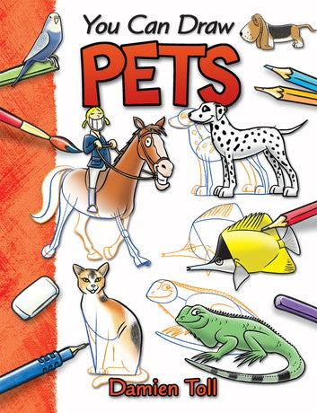 New You Can Draw Pets, Paperback, 32 Pages!