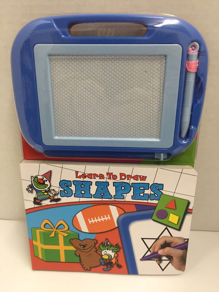 Activity Etch-A-Sketch Pad Learn To Draw Shapes Book Magnetic Drawing Board(