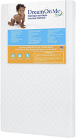 Dream On Me 3-Inch Extra Firm Portable Crib Mattress, White! Great for Pack N Play & Portable Cribs!