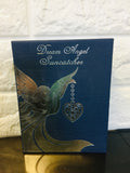 BEAUTIFUL PEWTER DREAM ANGEL SUN CATCHER IN GIFT BOX WITH VERSE INSIDE!