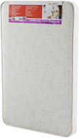 Dream On Me 3-Inch Rounded Corner Playard Mattress, White/Brown! Fits all Graco pack n' plays