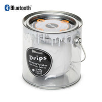 Brand new in awesome paint can packaging! iHip Bluetooth Drips Speaker with Built-in Microphone- White