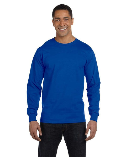 New Gildan G840 - Dryblend® Long-Sleeve T-Shirt in Royal Blue Sz XL!