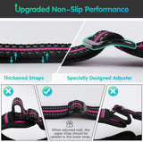 New Eagloo Dog Harness No Pull, Walking Pet Harness with 2 Metal Rings and Handle Adjustable Reflective Breathable Oxford Soft Vest Easy Control Front Clip Harness, Sz S!