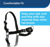 New PetSafe Easy Walk Harness, No Pull Harness for Dogs, Adjustable Harness with Included Matching Lead, Sz M! Black & Tan!