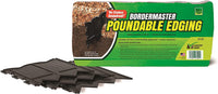 New Master Mark Border Master 20 ft. Recycled Plastic Poundable Landscape Lawn Edging with Connectors Black