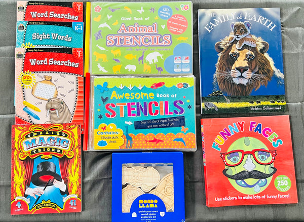 BUILD YOUR OWN LIBRARY with this Amazing Book Collection! Educational Interactive Lot!  Includes all 9 Books