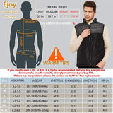 New Unisex Ejoy Heated Vest with 3 Adjustable Temperature USB Rechargeable Winter Thermal Vest, Sz XXL! Fits True!