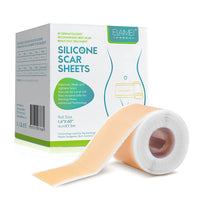 New Elaimei 60'' Silicone Scar Sheets, Silicone Tape for Scars Removal, Visible Improvement on Both New & Old Scars! Safe for children too!